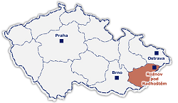 Mapa místa konání tréninku